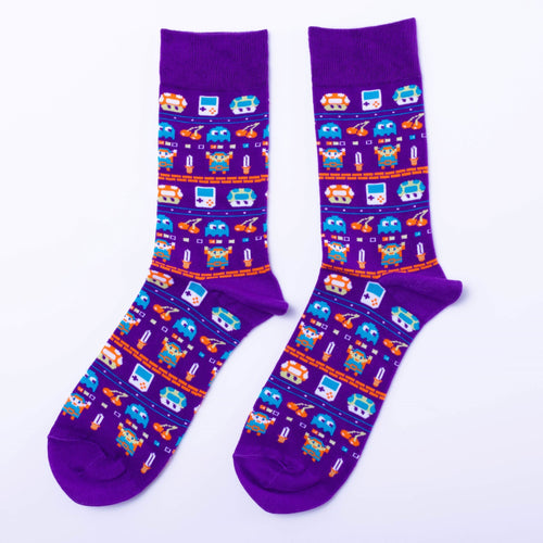 Vintage Gamer Crew Socks - Men's