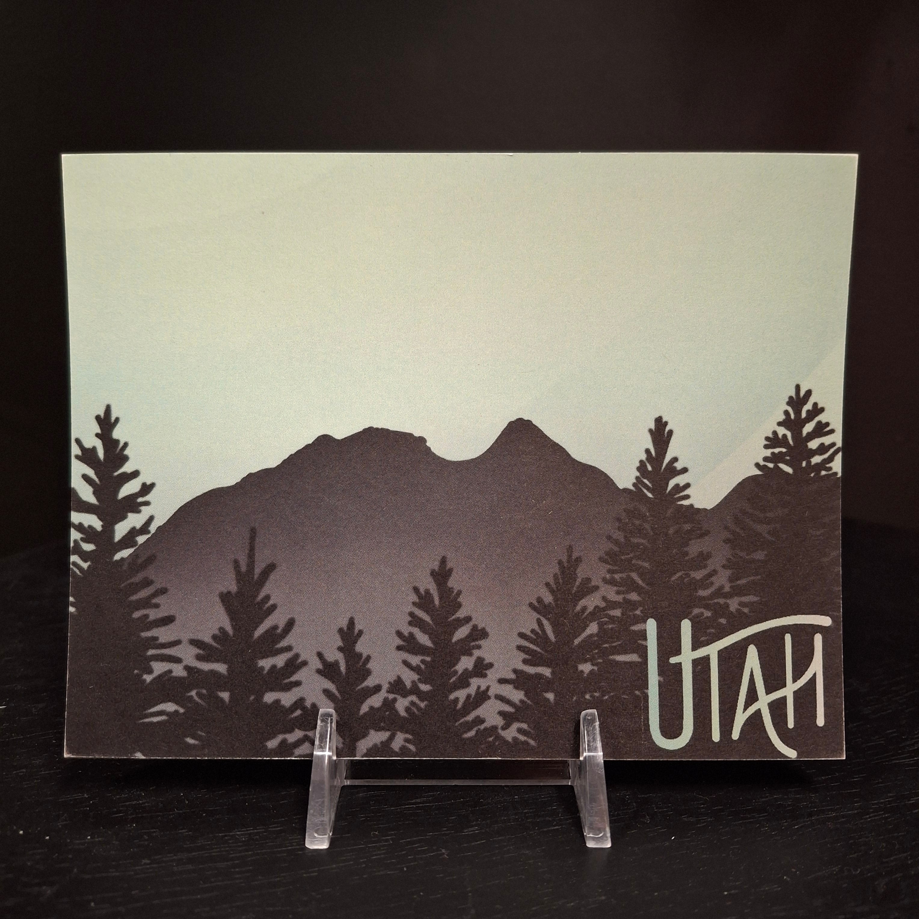 Wasatch Mountain Utah Postcard