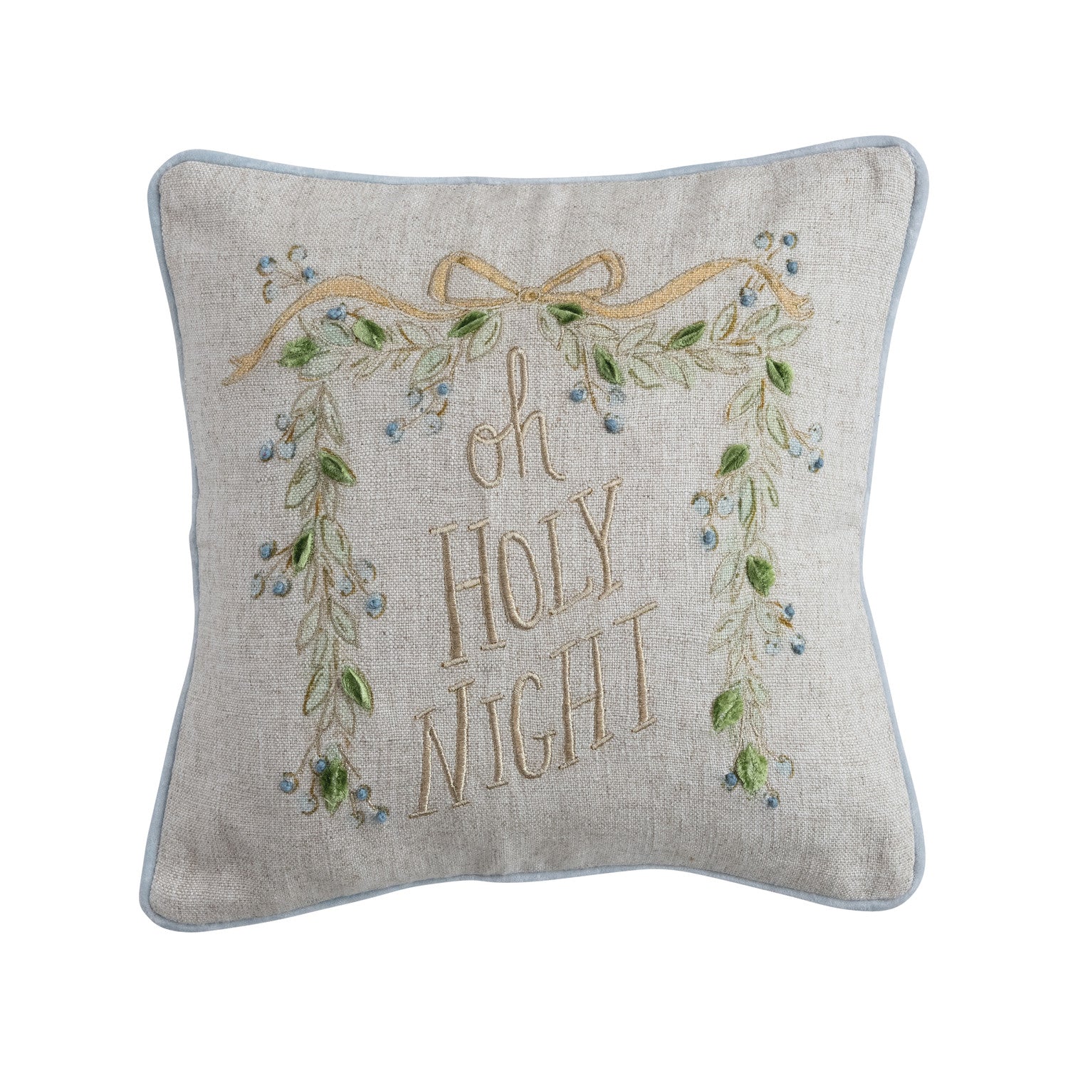 Holy Night Linen Pillow