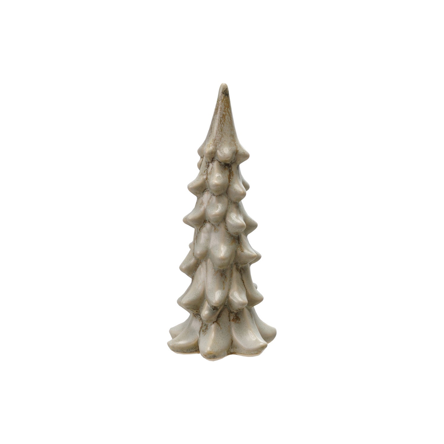 Stoneware Tree, Reactive Glaze, Light Green (Each One Will Vary)
