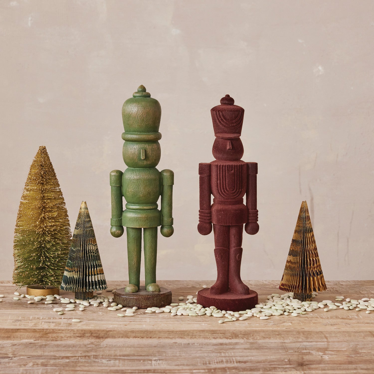 Resin Green Wood Finish Soldier