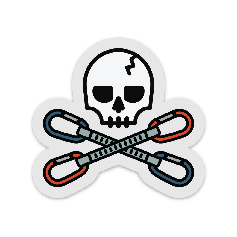 Skull and Draws Sticker