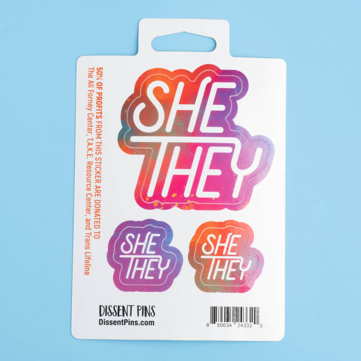Pronoun Sticker Sheets
