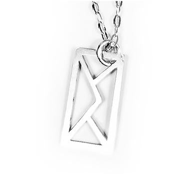 Paper Envelope Necklace