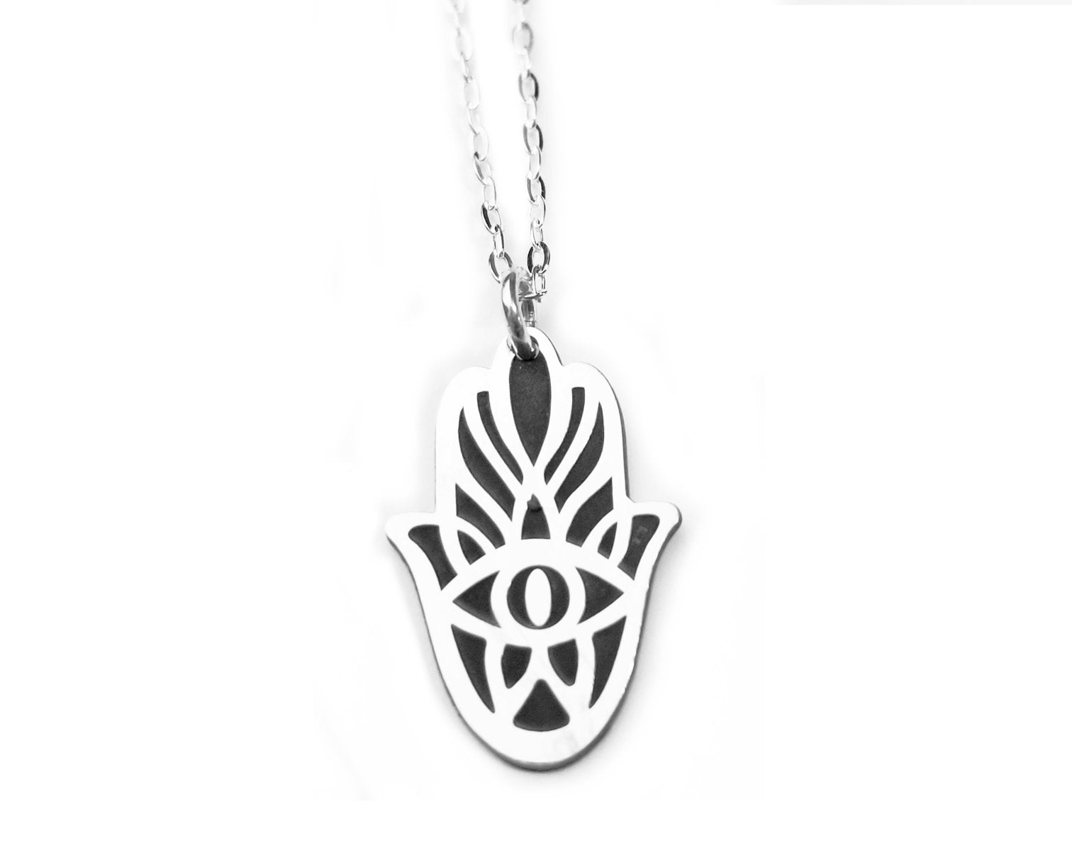 Evil Eye Hand Necklace