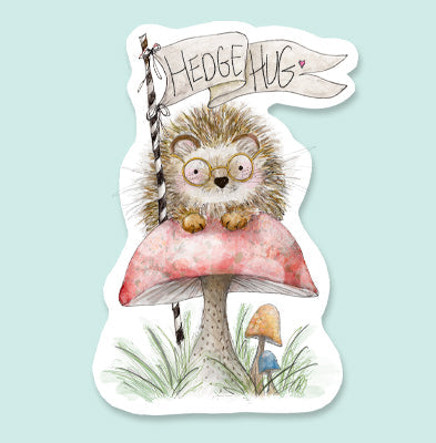 Hedge Hug Sticker