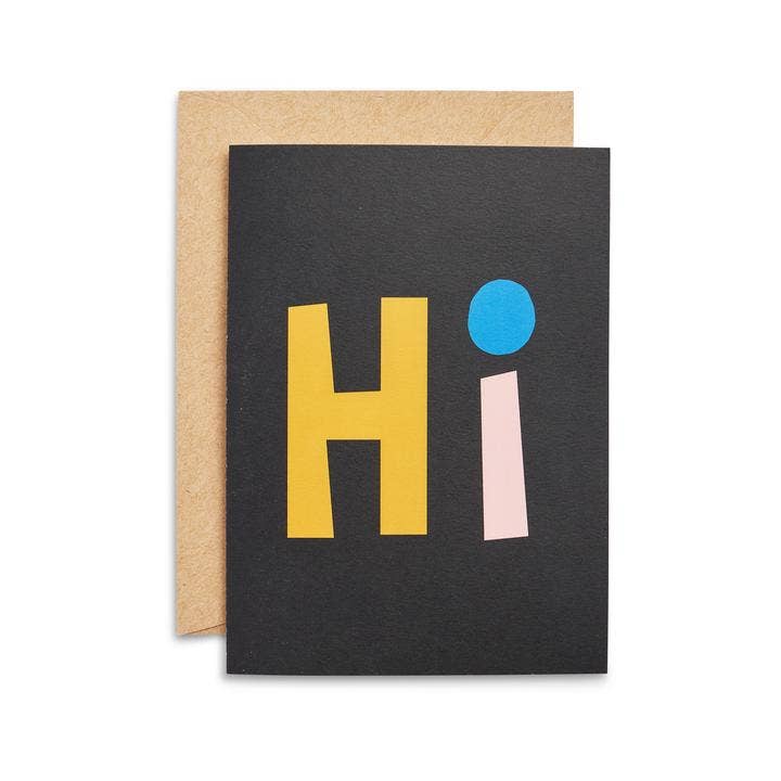 Hi Greeting Card