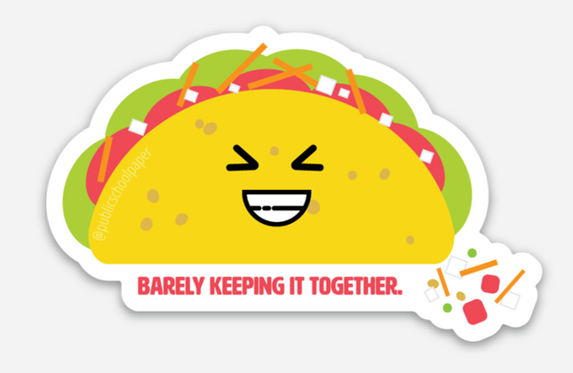 Taco Vinyl Sticker