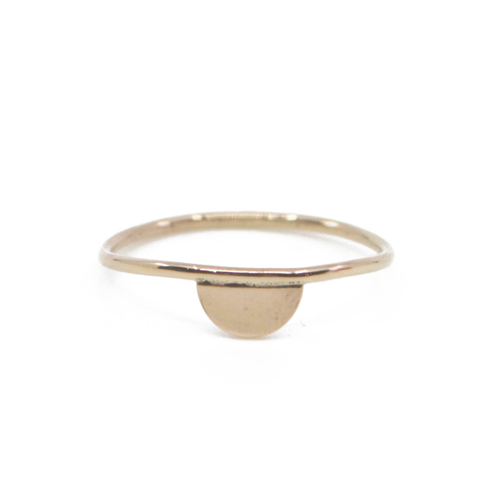 Half Moon Ring in Gold