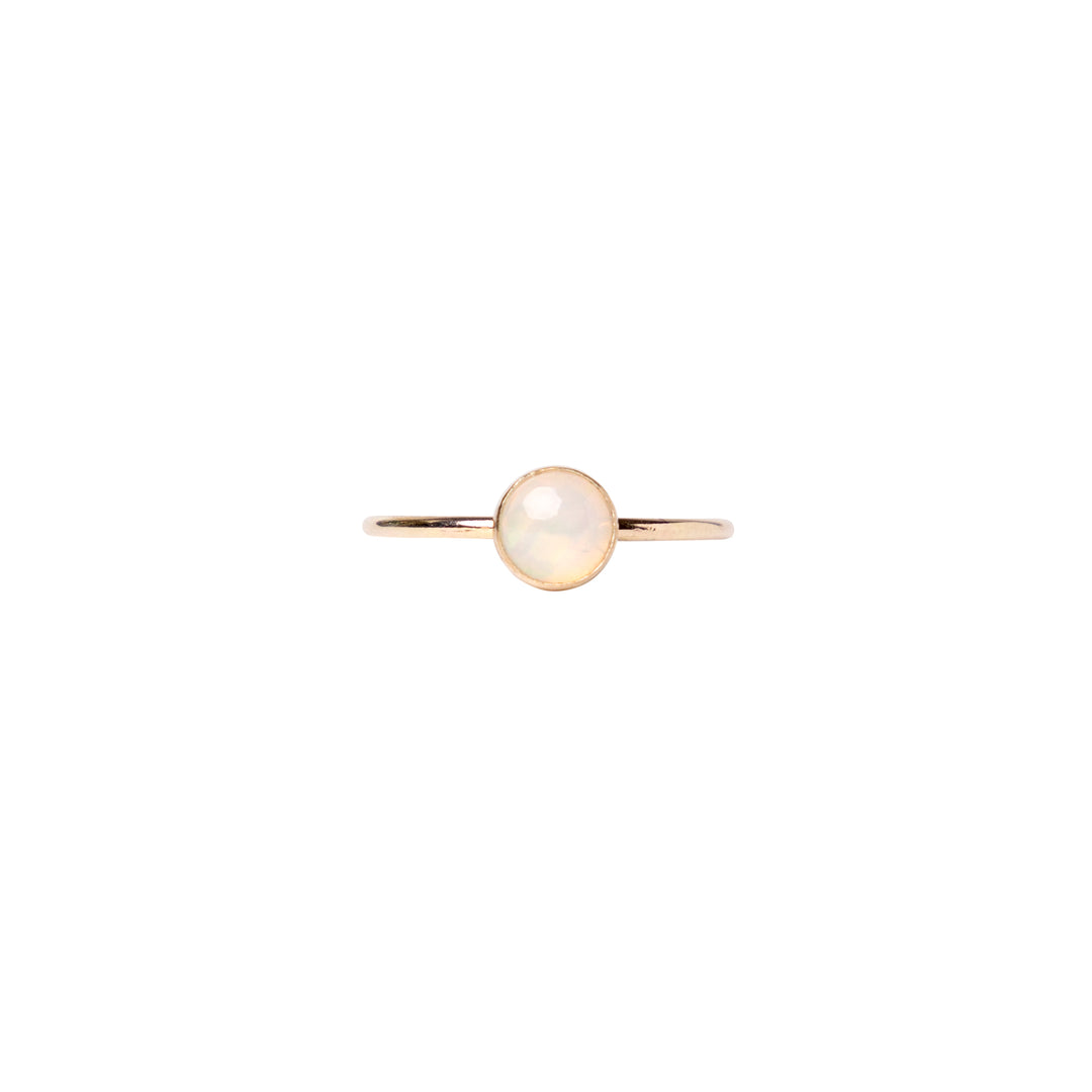 Ethiopian Natural Opal Ring - Goldfill