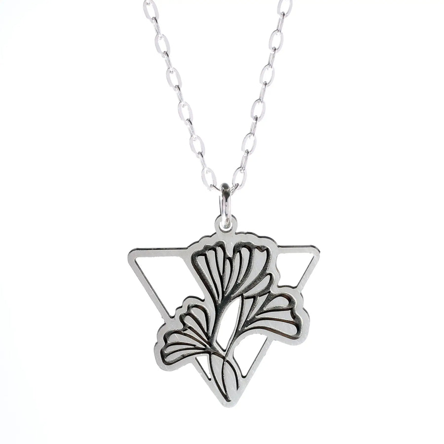 Gingko Leaves Necklace - Darkstar Jewelry