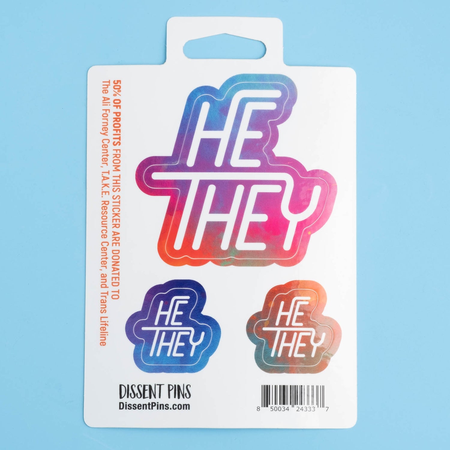 Pronoun Sticker Sheets