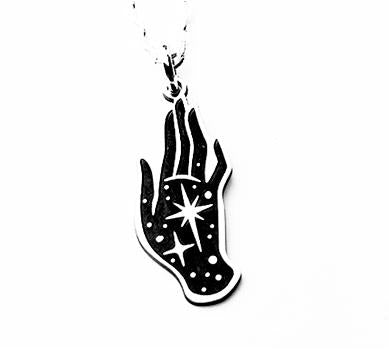 Celestial Meditation Hand Necklace
