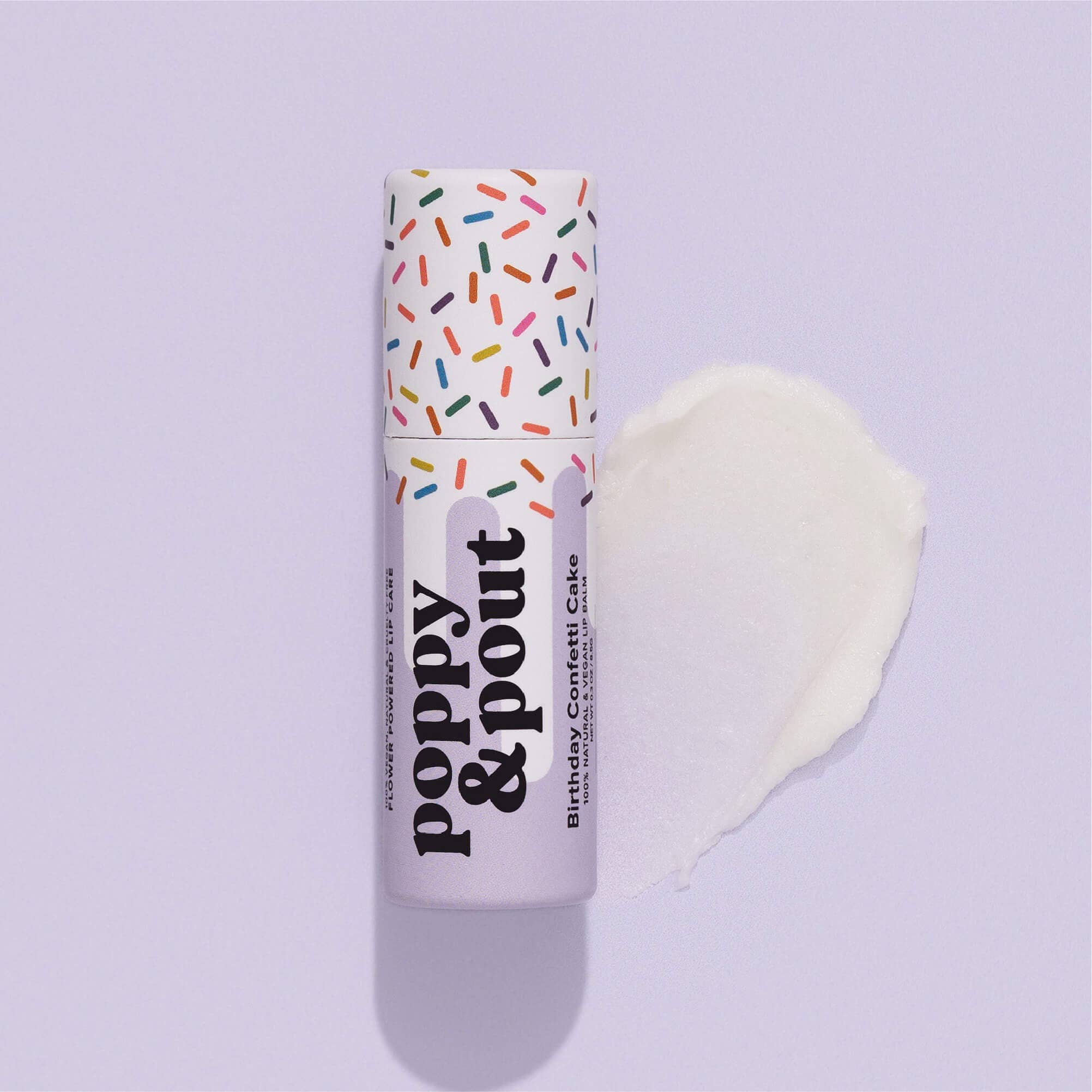 Birthday Confetti Cake Lip Balm - Purple