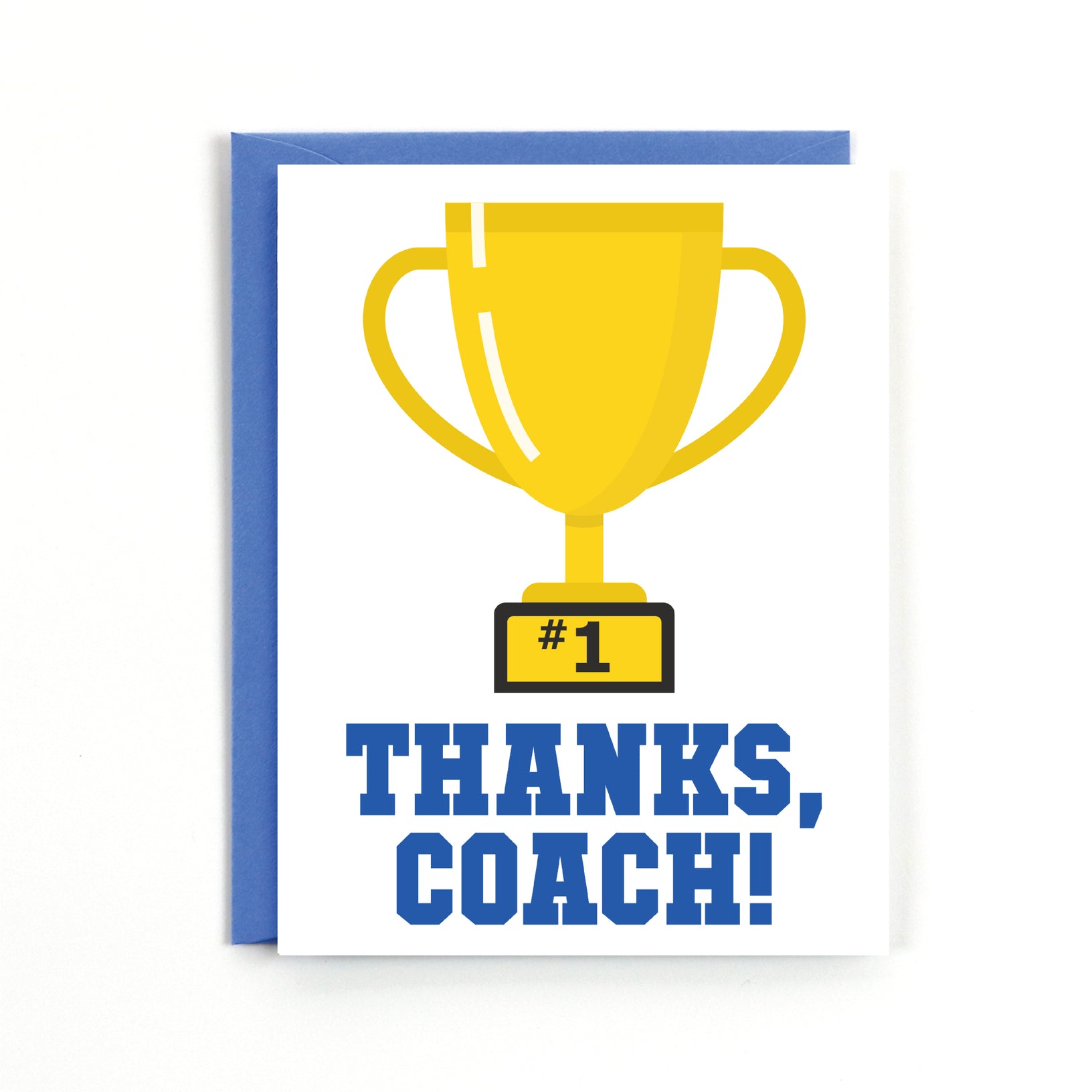 Thanks Coach Card - Public School Paper Co.