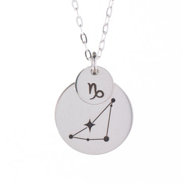 Layered  Zodiac Constellation Necklace - DarkStar Jewelry