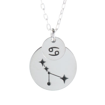 Layered  Zodiac Constellation Necklace - DarkStar Jewelry