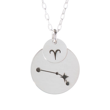 Layered  Zodiac Constellation Necklace - DarkStar Jewelry