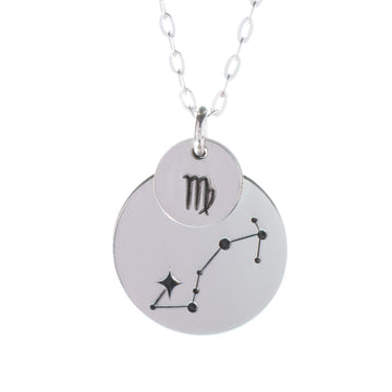 Layered  Zodiac Constellation Necklace - DarkStar Jewelry