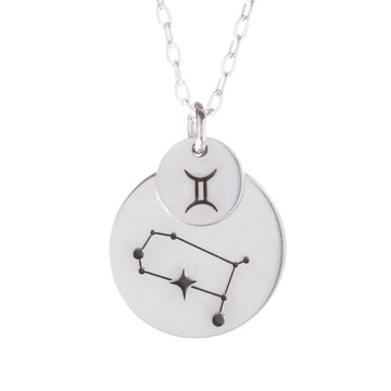 Layered  Zodiac Constellation Necklace - DarkStar Jewelry