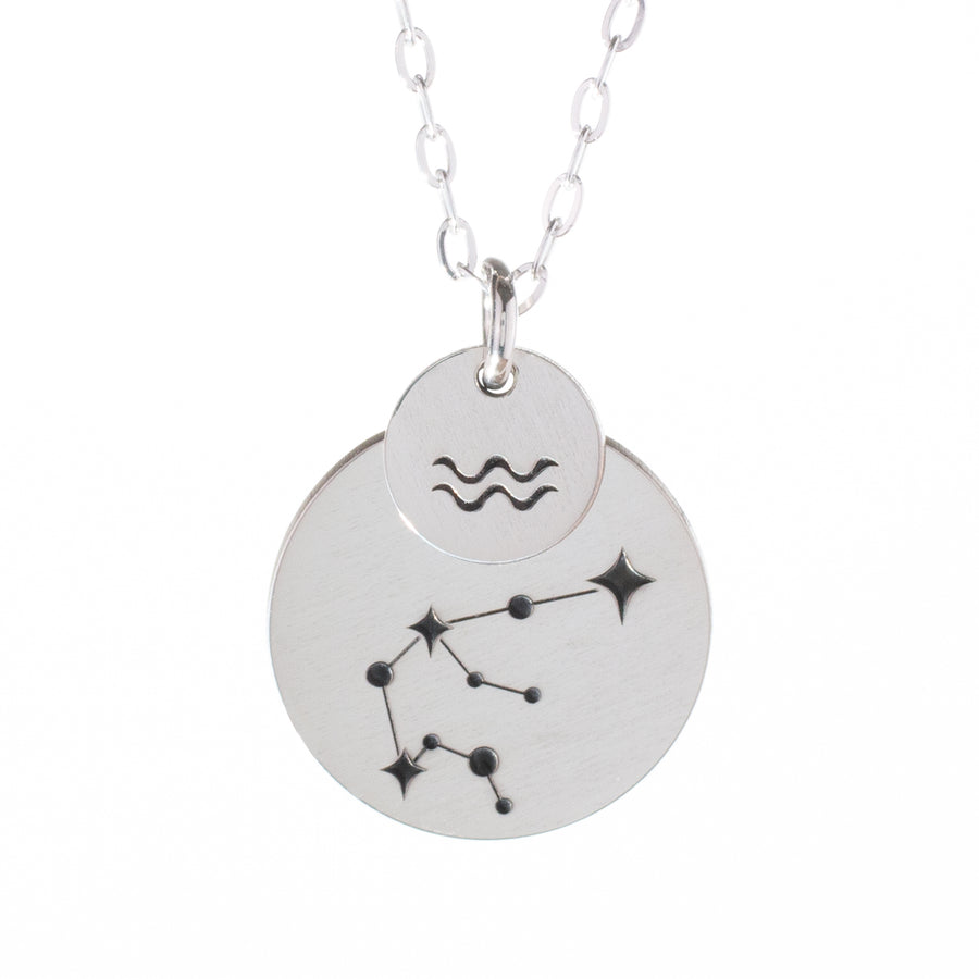 Layered  Zodiac Constellation Necklace - DarkStar Jewelry