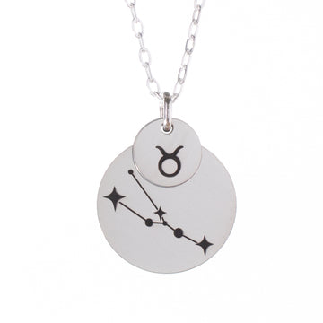 Layered  Zodiac Constellation Necklace - DarkStar Jewelry