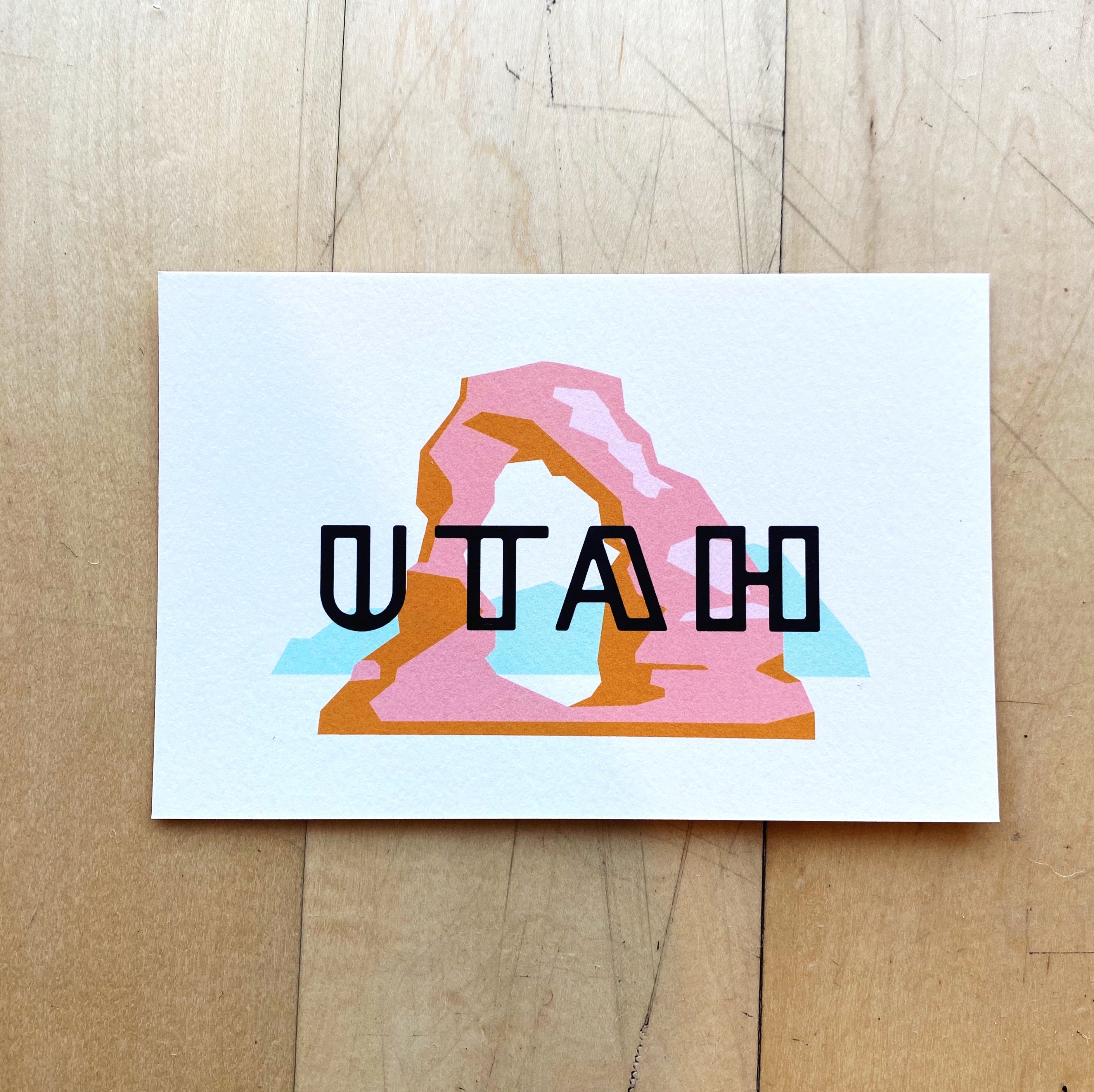 Utah Delicate Arch Postcard
