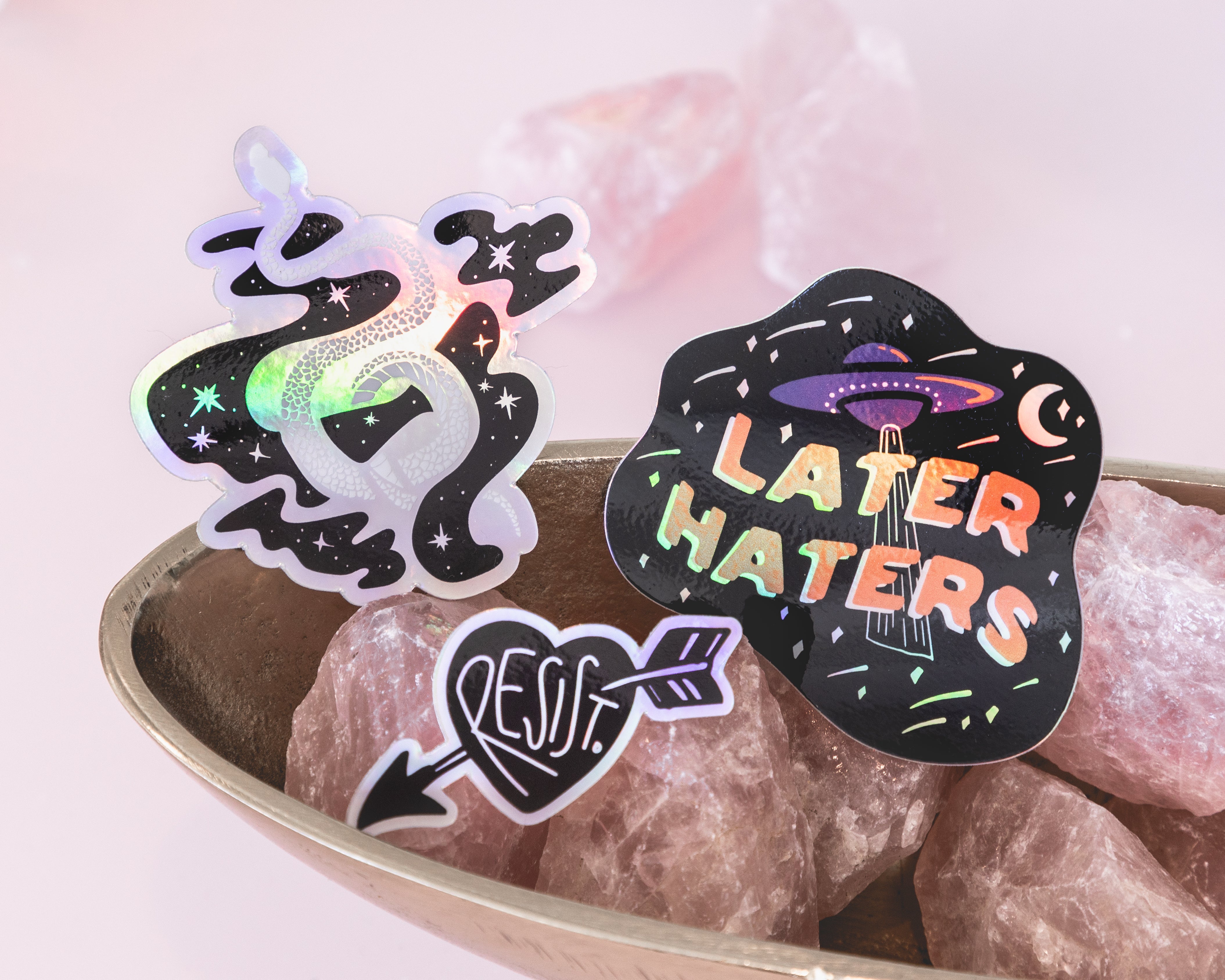 MM Celestial Snake Holographic Sticker