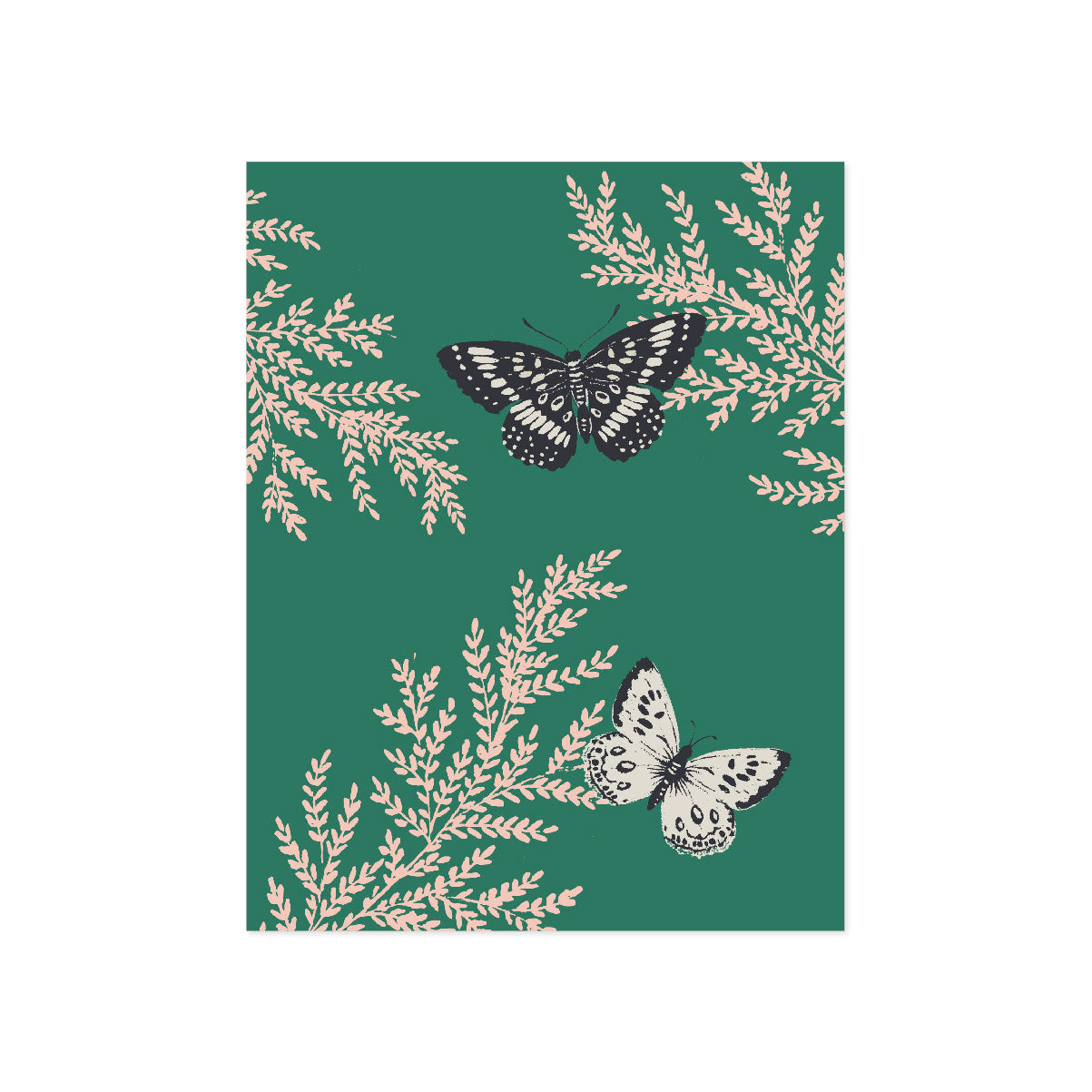 Butterfly Fern Greeting Card