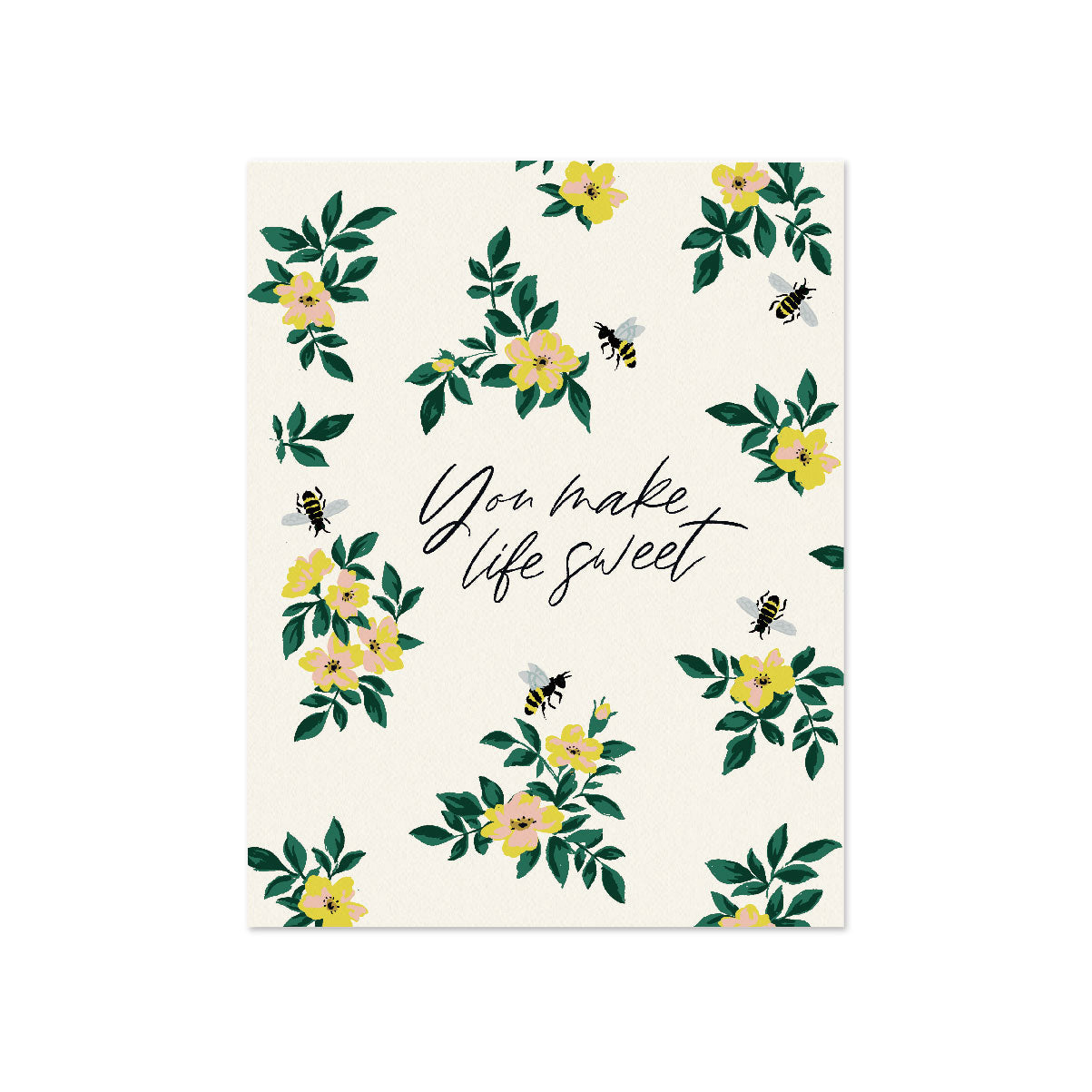You Make Life Sweet Card - Spring Version