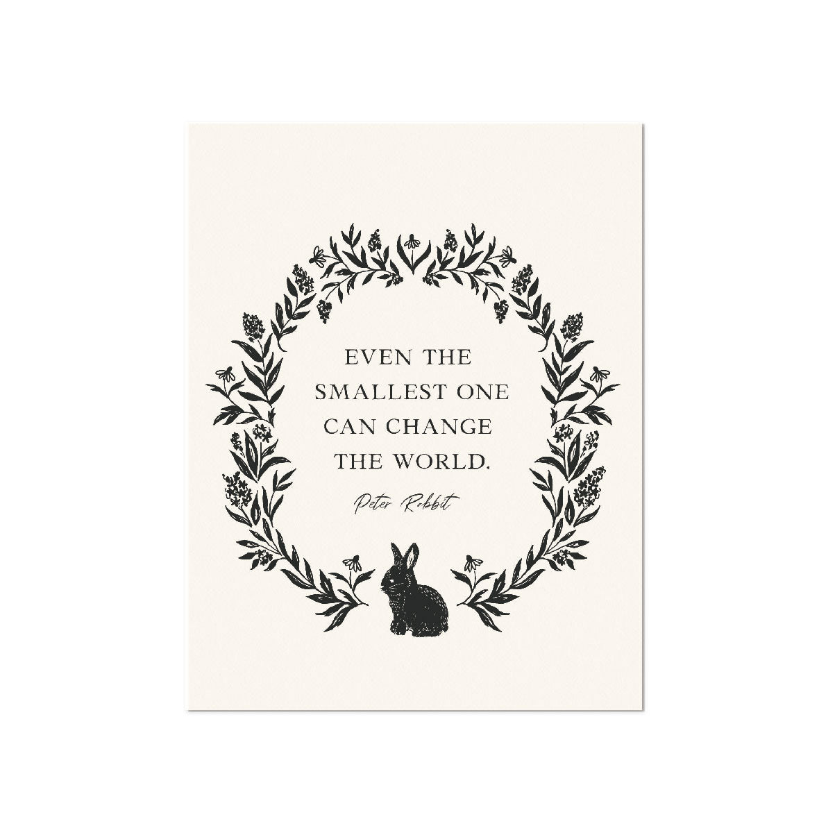 "The Smallest One" Bunny Card