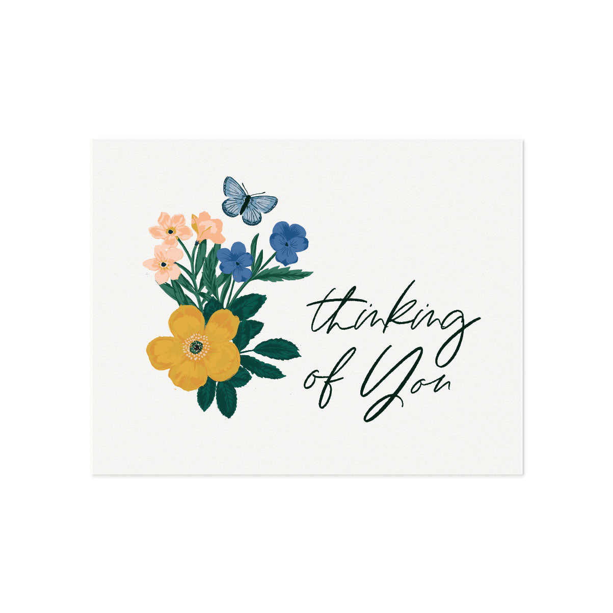 Thinking of You Garden Floral Card