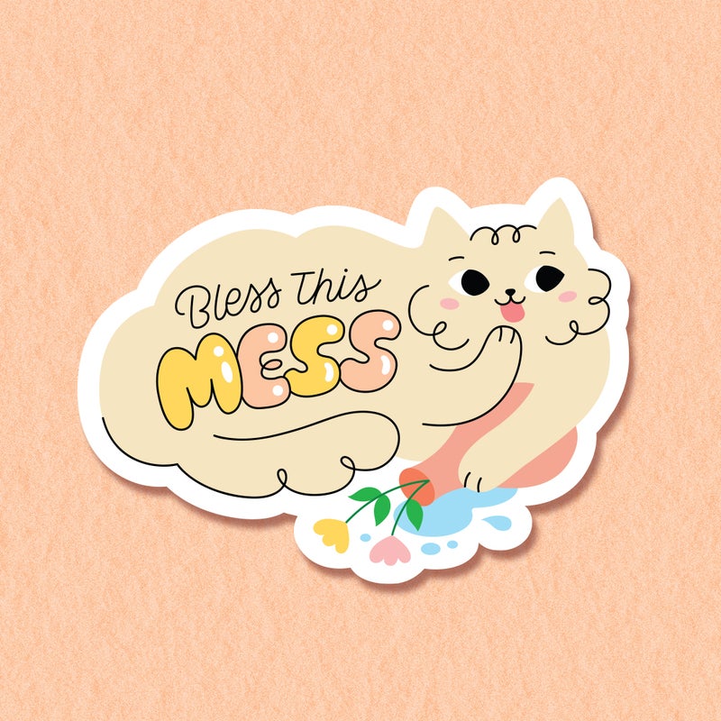 Bless This Mess Sticker