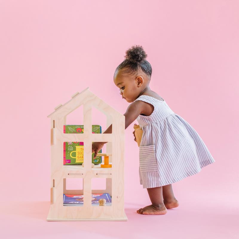 Dollhouse or Storage The neutral, natural, and beautiful design is perfect for play but also looks great in any room.