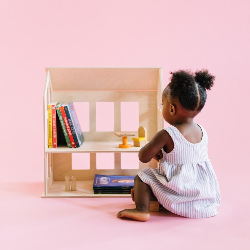 Dollhouse or Storage  The neutral, natural, and beautiful design is perfect for play but also looks great in any room. 