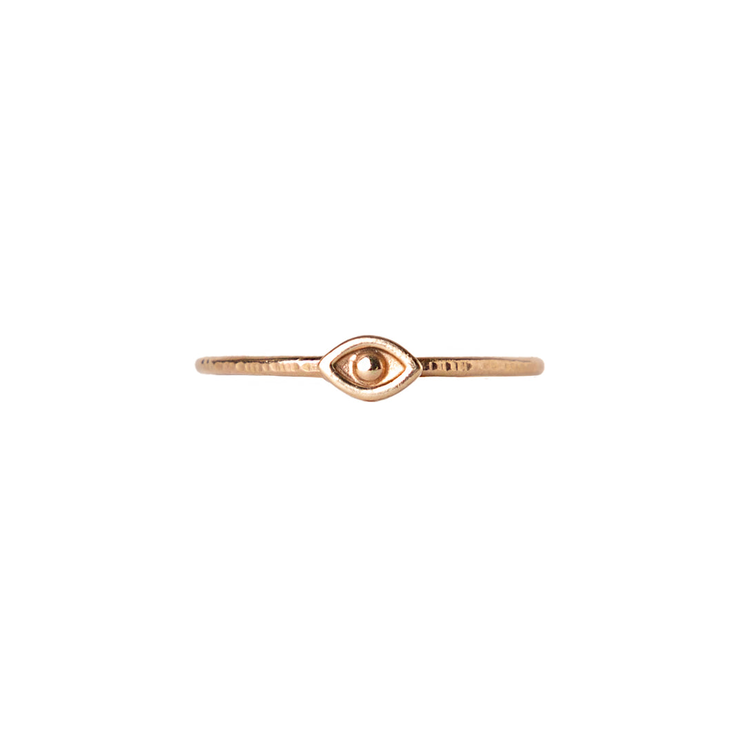 Evil Eye Ring Eye of Protection Sterling Silver Ring