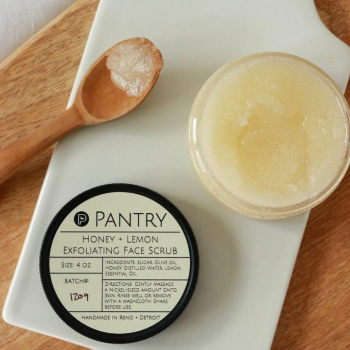 Honey + Lemon Exfoliating Face Scrub