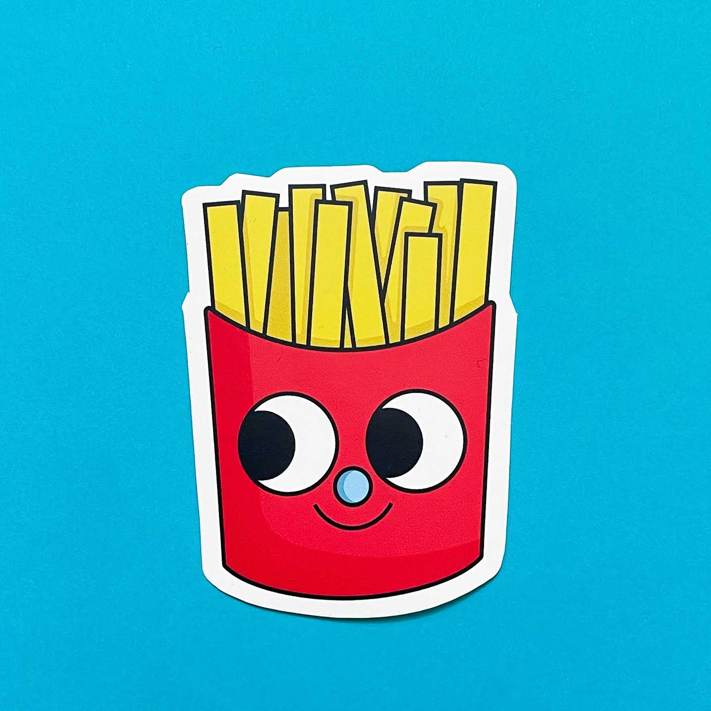 Fry Guy Sticker