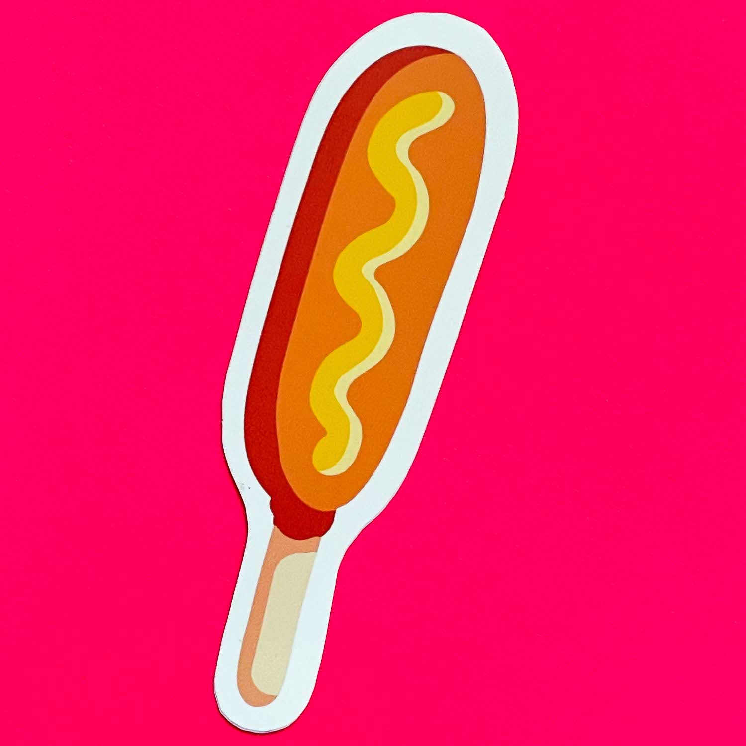 Corndog Sticker
