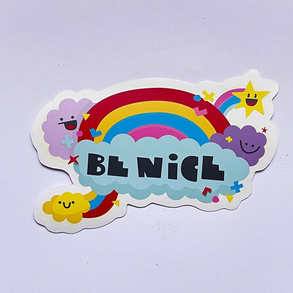 Be Nice Sticker