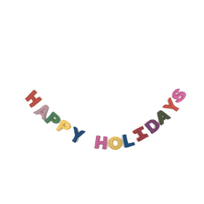 Wool Felt Christmas Banners - 7 Variants