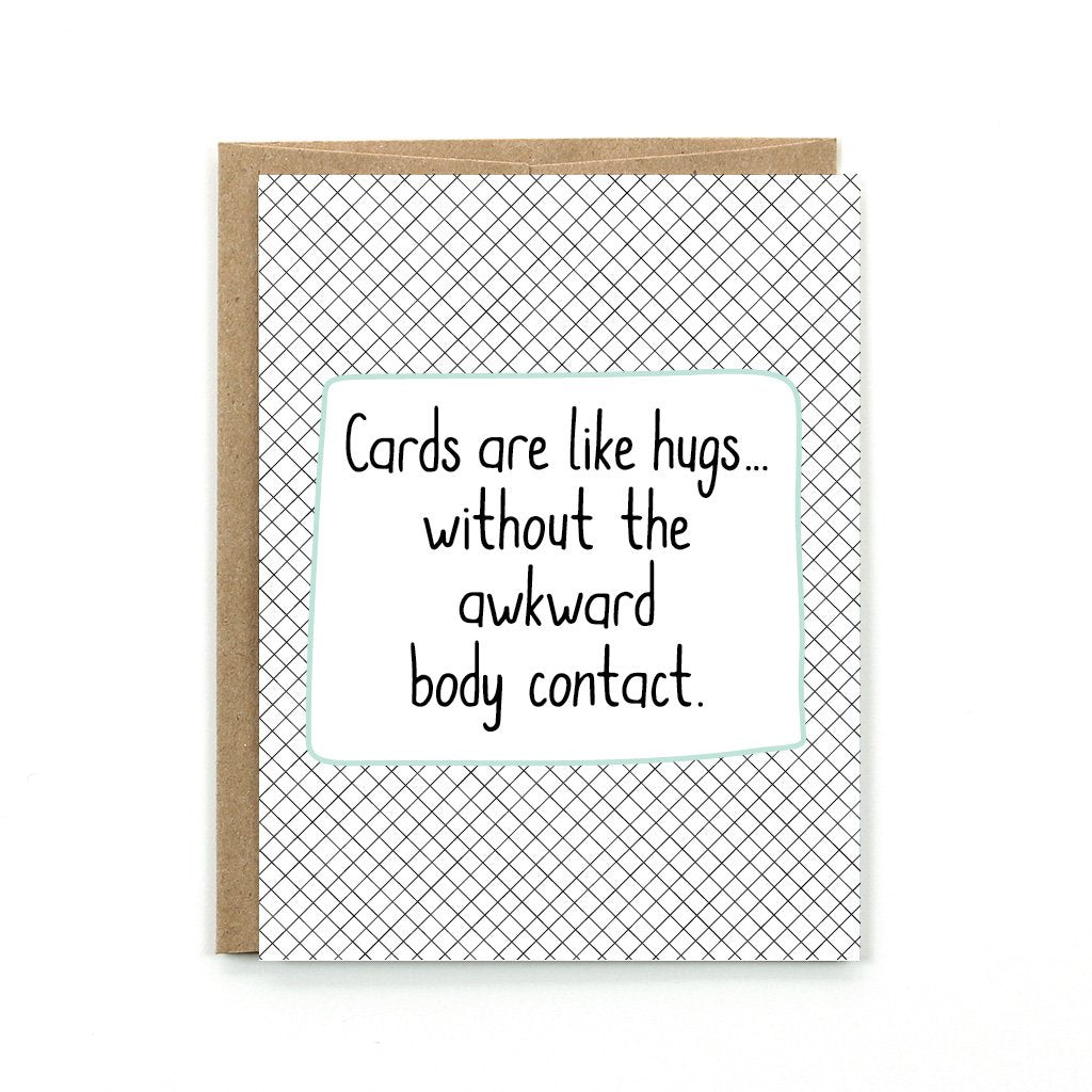 Awkward Hugs Card - Public School Paper Co.