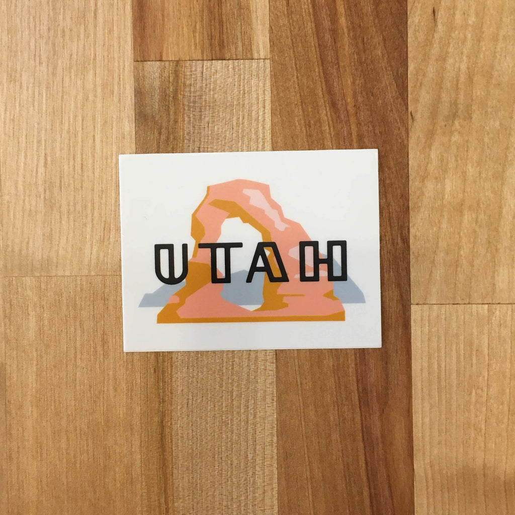 UTAH arch sticker