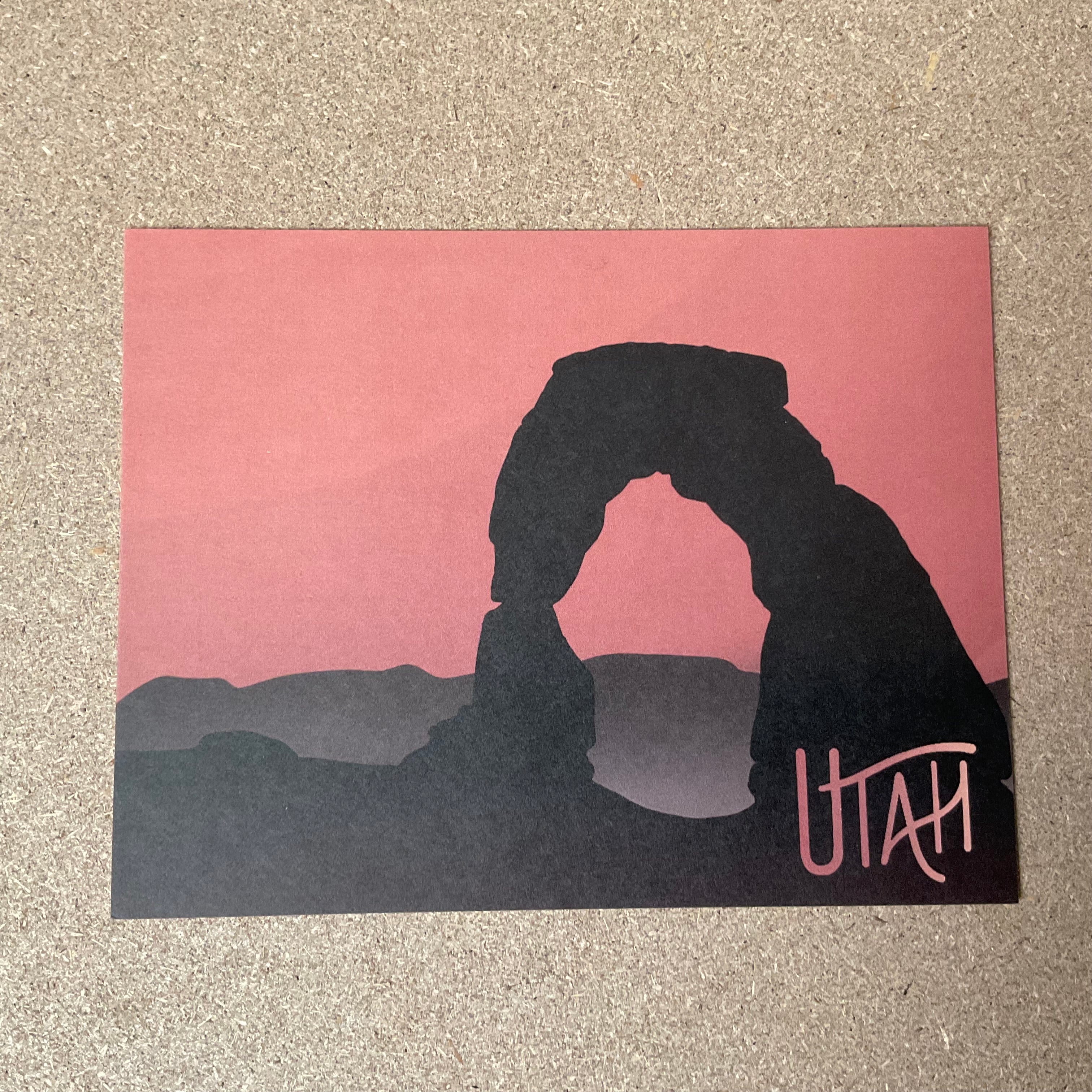 Utah - Red Rock Postcard