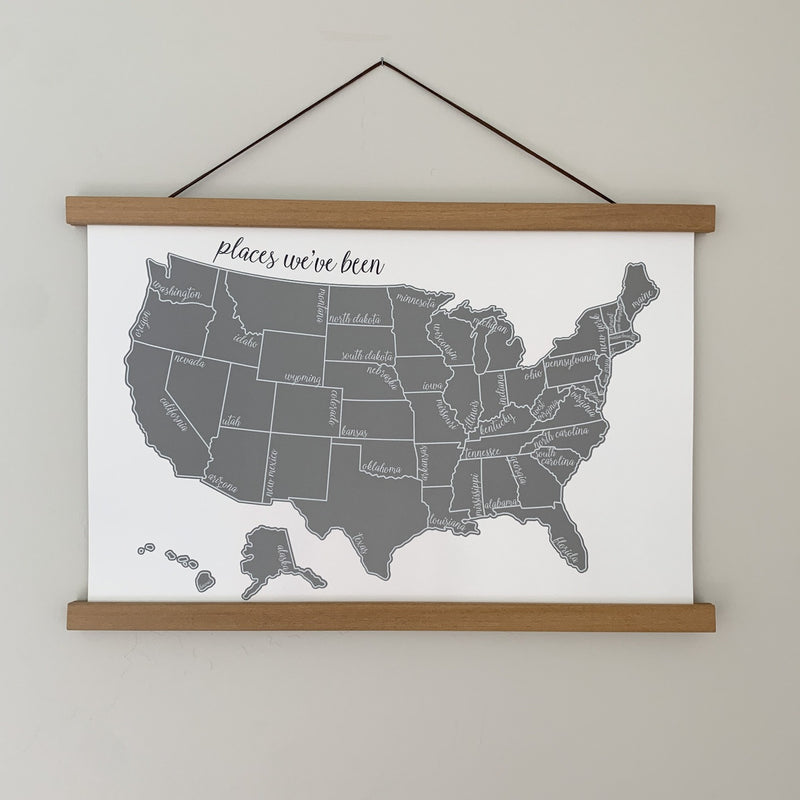Magnetic Teak Wood Frames - Waypoint Wanders
