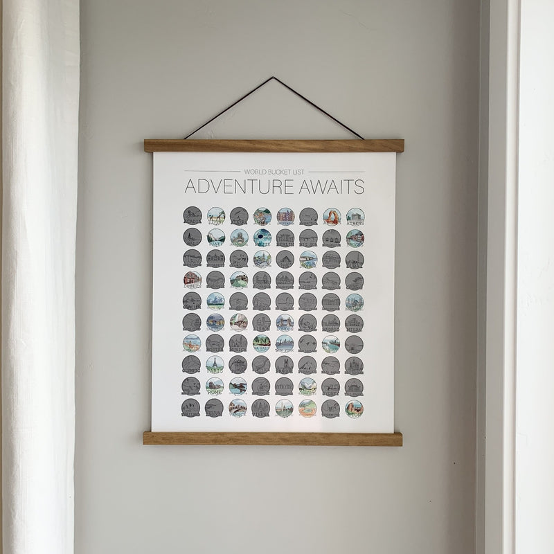 Magnetic Teak Wood Frames - Waypoint Wanders