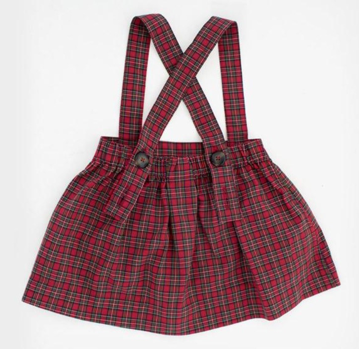 The Andi MINI Trouser Skirt- Classic Red Plaid