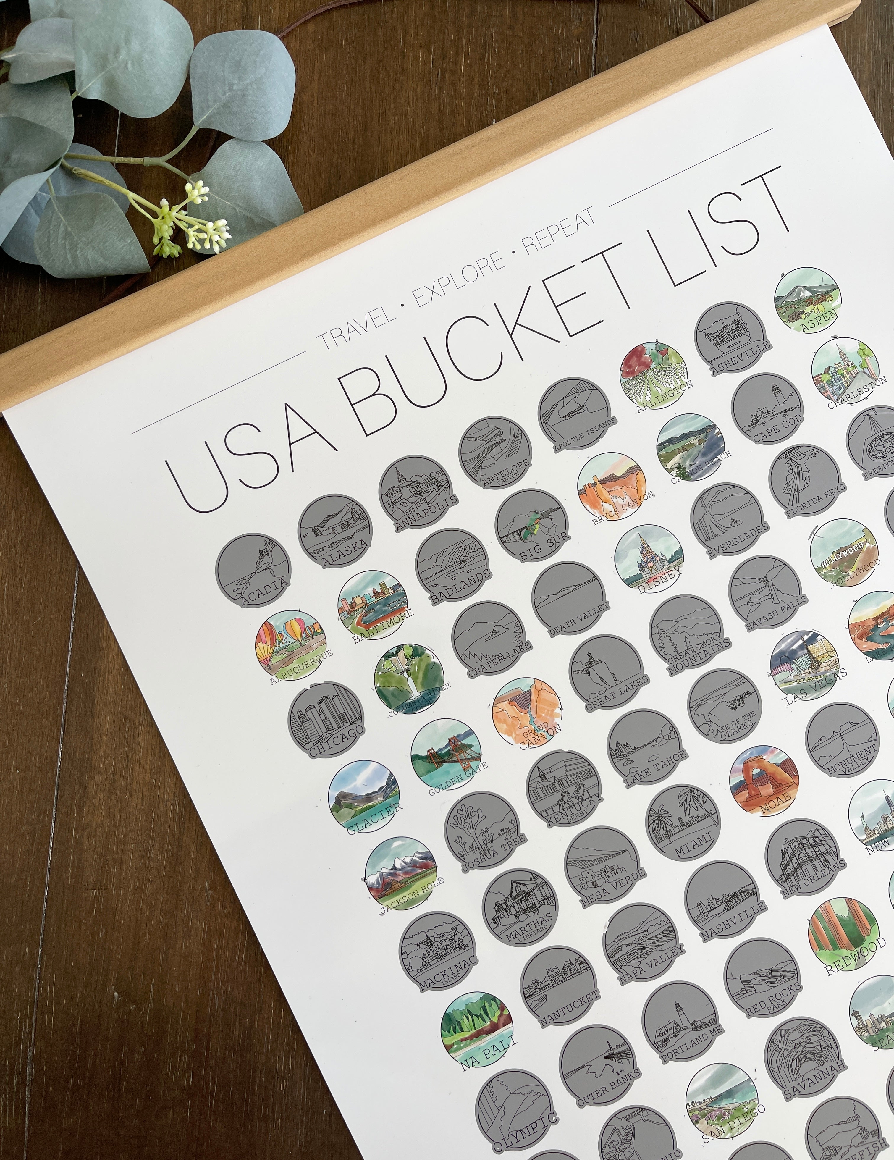 Original - US Scratch Off Map – Waypoint Wanders