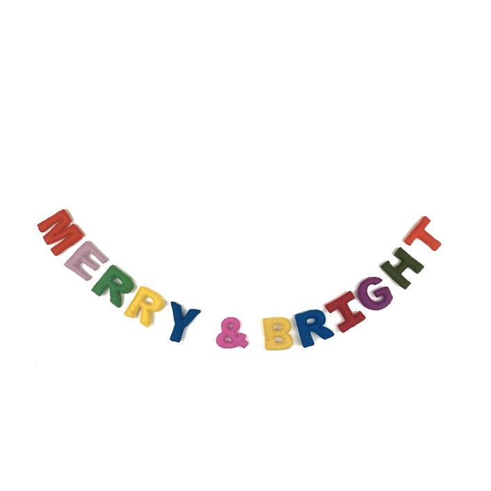Wool Felt Christmas Banners - 7 Variants