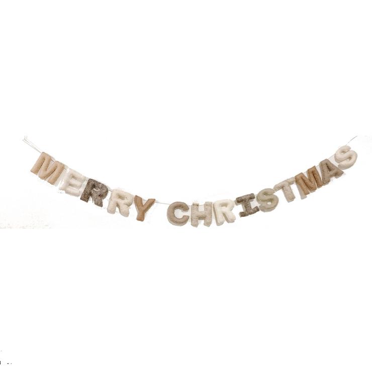 Wool Felt Christmas Banners - 7 Variants